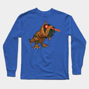 Laser-Eyed T-Rex: Mummified & Mad on a Planet Takeover! Long Sleeve T-Shirt